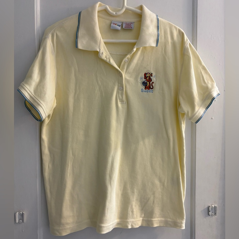 Disney Vintage Tigger Sweet Embroidered Polo Size Large